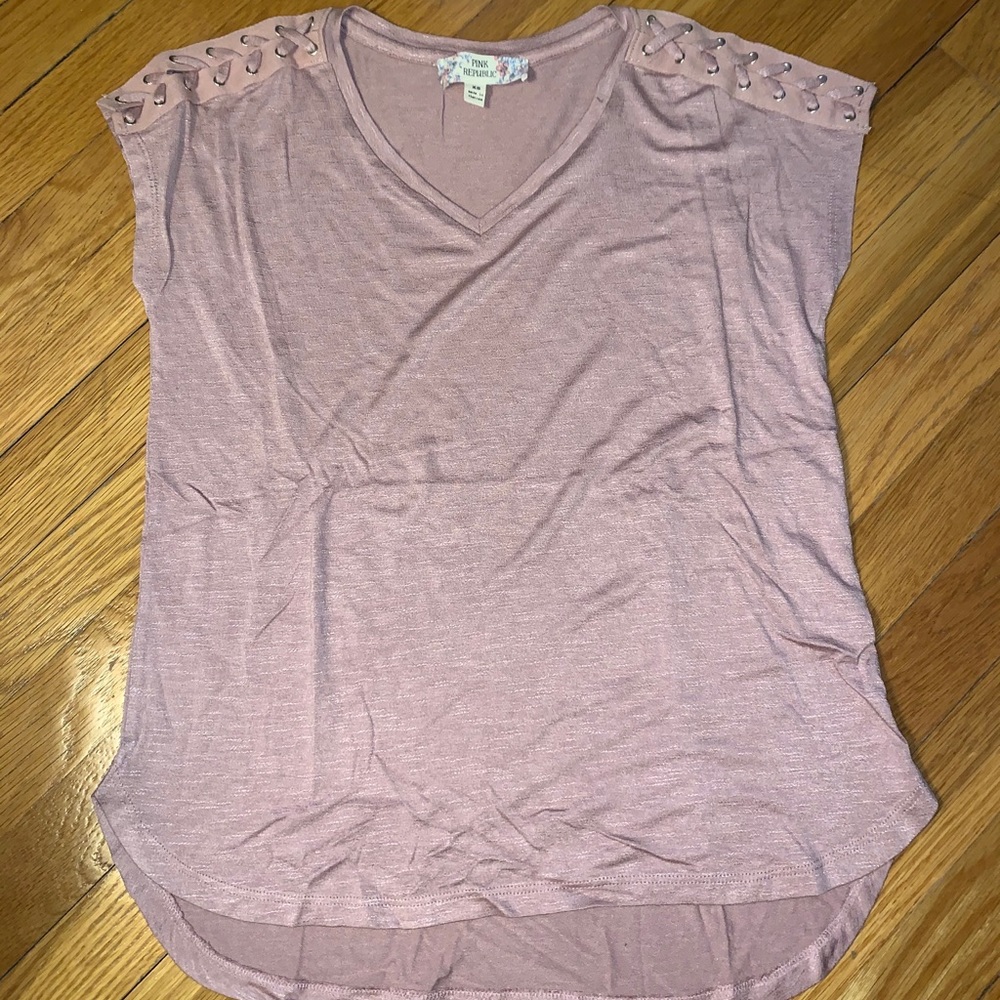 pink rose top